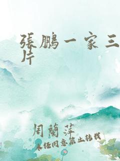 张鹏一家三口照片