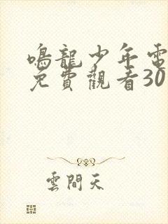 鸣龙少年电视剧免费观看30集高清