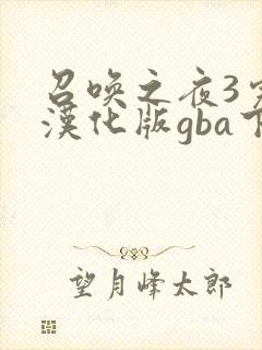 召唤之夜3完全汉化版gba下载