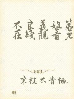 不良义姐第二季在线观看免费全集