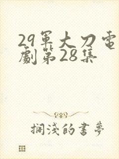29军大刀电视剧第28集