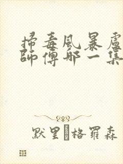 扫毒风暴卢少骅师傅哪一集死的