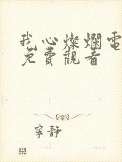 我心灿烂电视剧免费观看