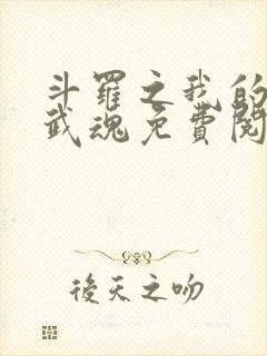 斗罗之我的异火武魂免费阅读