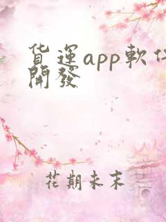 货运app软件开发