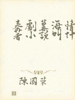 泰剧暮海情深原著小说叫什么