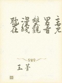 耽漫双男主动漫在线观看免费