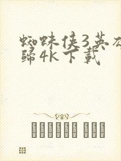 蜘蛛侠3英雄无归4k下载