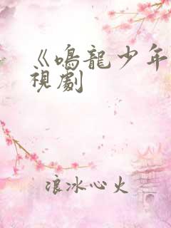 《鸣龙少年》电视剧