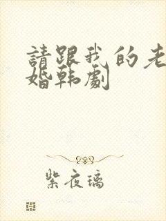 请跟我的老公结婚韩剧