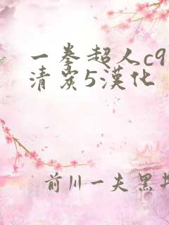 一拳超人c91清炭5汉化