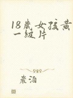 18岁女孩黄色一级片
