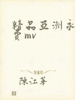 精品亚洲永久免费mv