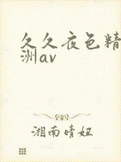 久久夜色精品亚洲av