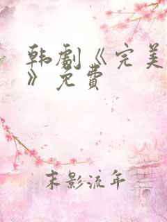 韩剧《完美伴侣》免费