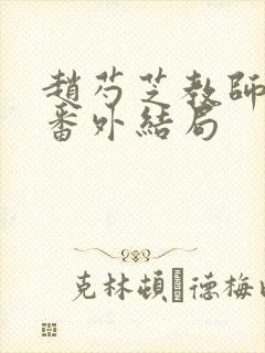 赵芍芝教师母亲番外结局