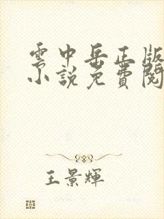 云中岳正版武侠小说免费阅读