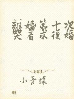 离婚第十次老婆哭着求复婚小说