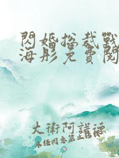 闪婚总裁战胤和海彤免费阅读