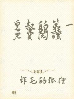 皇叔的第一宠妃免费阅读