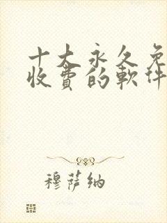 十大永久免费不收费的软件app