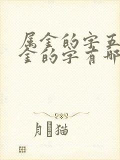 属金的字五行属金的字有哪些男孩