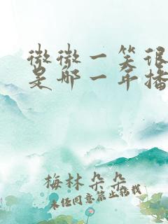 微微一笑很倾城是哪一年播出的