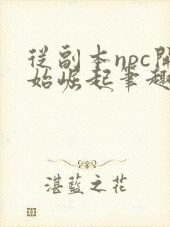 从副本npc开始崛起笔趣阁阅读