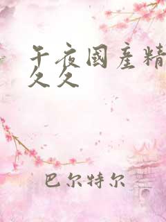 午夜国产精品久久久