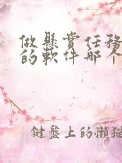 做悬赏任务赚钱的软件哪个好