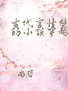 古代言情双男主的小说穿越