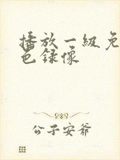 播放一级免费黄色录像