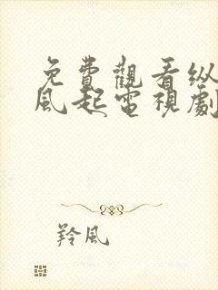 免费观看纵有疾风起电视剧