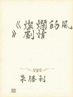 《灿烂的风和海》剧情