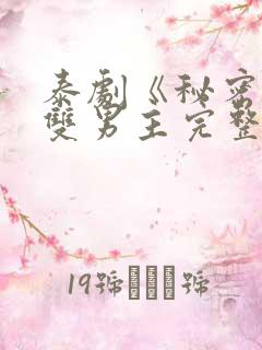 泰剧《秘密爱》双男主完整版