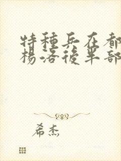 特种兵在都市之杨洛后半部