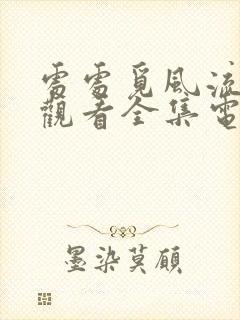 处处觅风流免费观看全集电视剧