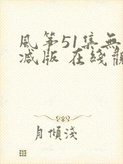 风筝51集无删减版 在线观看