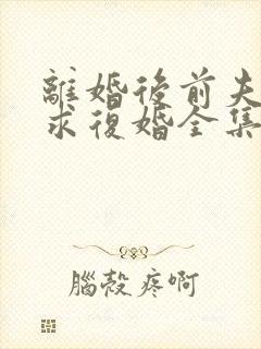 离婚后前夫哭着求复婚全集