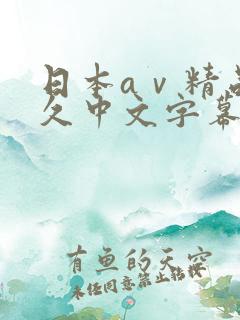 日本aⅴ精品久久中文字幕