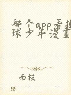 哪个app看排球少年漫画免费