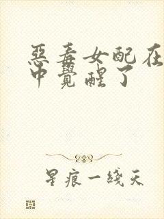 恶毒女配在弹幕中觉醒了