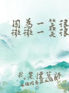 因为一笑很倾城微微一笑很倾城