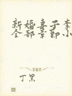 新婚妻子李芷珊全部章节小说