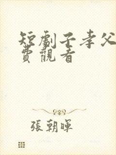 短剧子孝父安免费观看