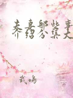 夫妻那些事剧情介绍分集大结局