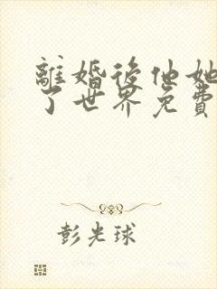 离婚后他她惊艳了世界免费阅读