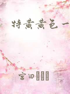 特黄黄色一级片