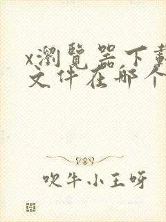 x浏览器下载的文件在哪个文件夹