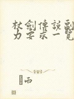 杖剑传说副本战力要求一览表